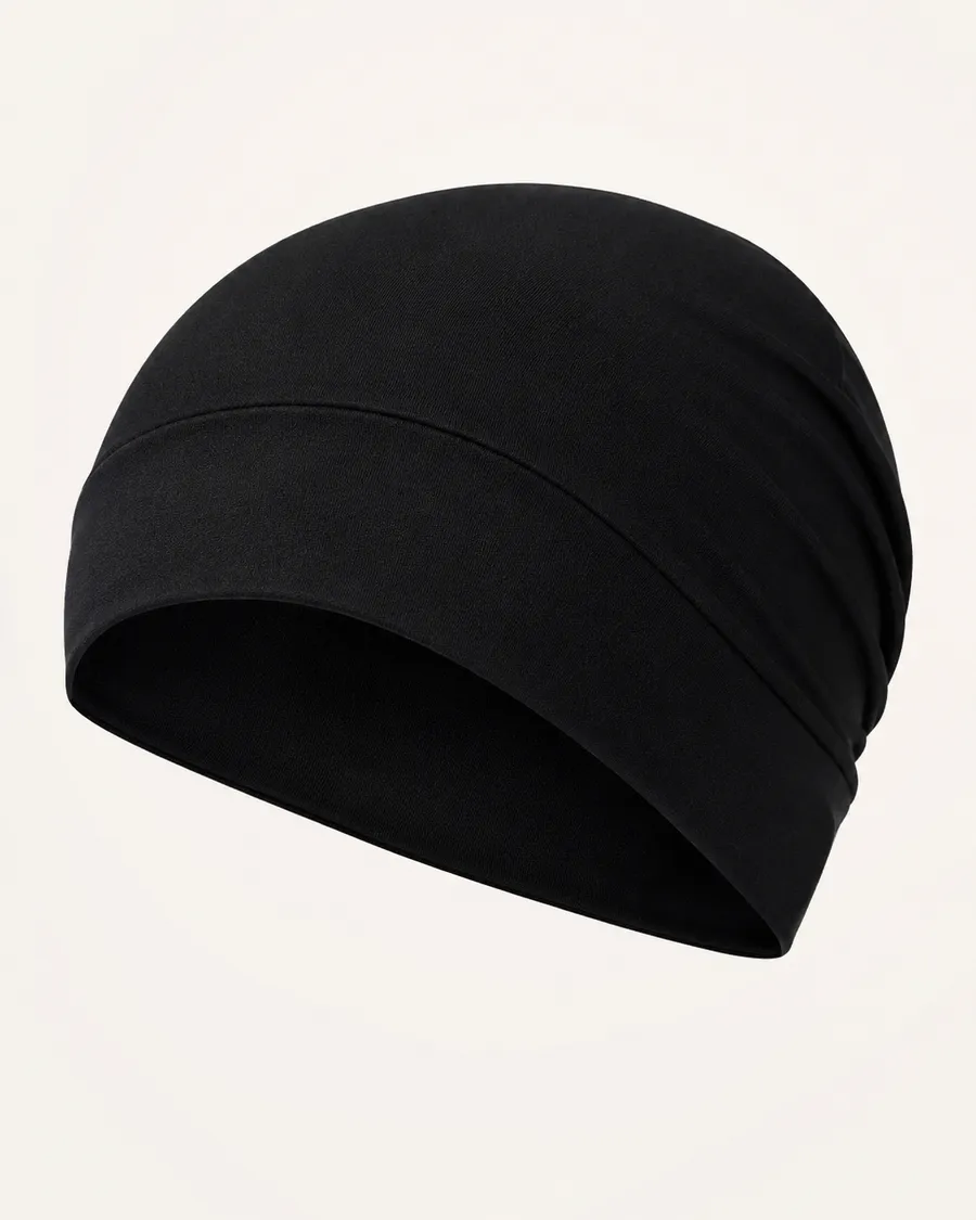 Black Hijab Cap